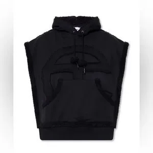 Telfar | Tops | Nwt Ugg X Telfar Sideless Hoodie In Black Sz Ml
